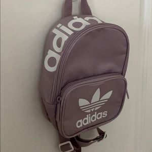 adidas mini purple backpack